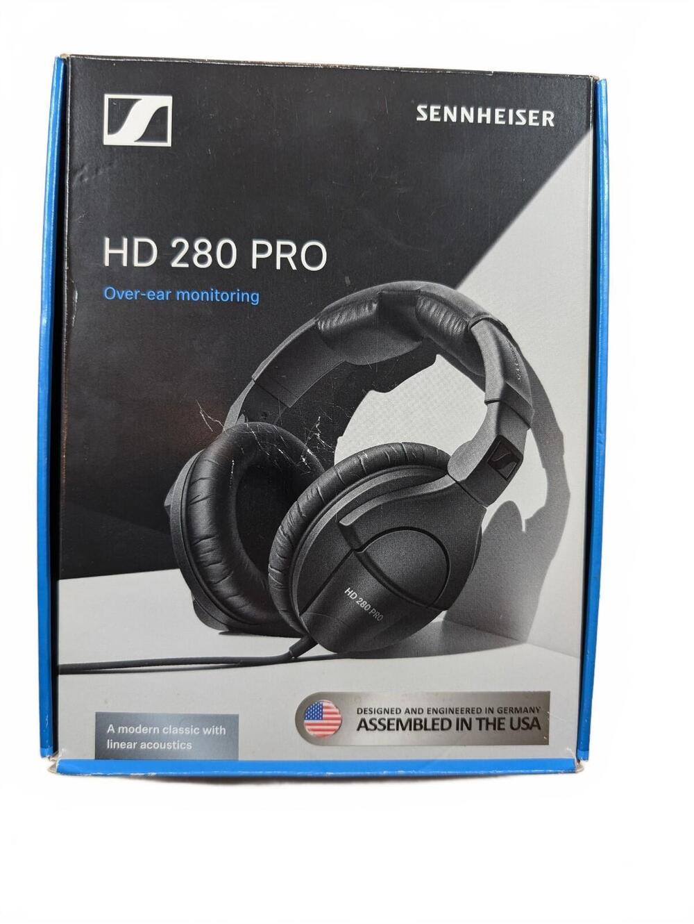 Sennheiser HD 280 Pro Studio Monitor Headphones Closed Back Over Ear Open Box